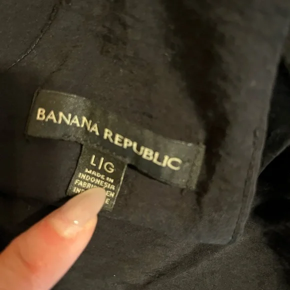 Banana Republic Women's V-Neck Sleeveless Dress, Black, Size L - Picture 10 of 12